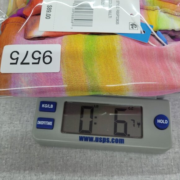 Bleu Rod Bettie Splash Out Short Ruffled Dress Cover Up Women S Strapless Pompom - Picture 13 of 13